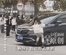 女粉丝逃星扑车被刮倒起死后继续逃车网友：拿